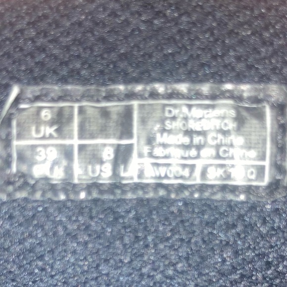 Dr. Martens 8 Canvas Boots Black - Picture 7 of 7